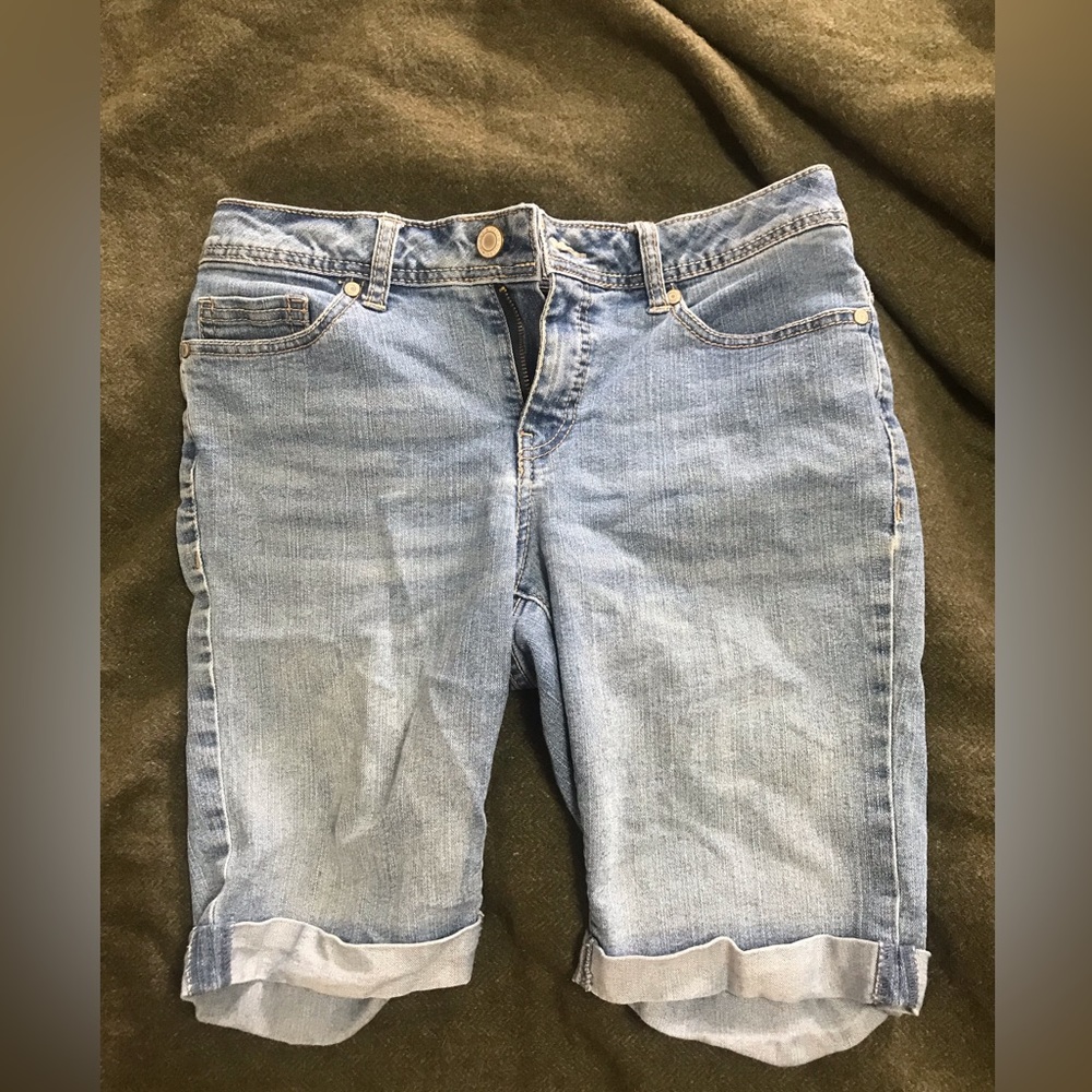 Womens Faded Glory Denim Shorts
